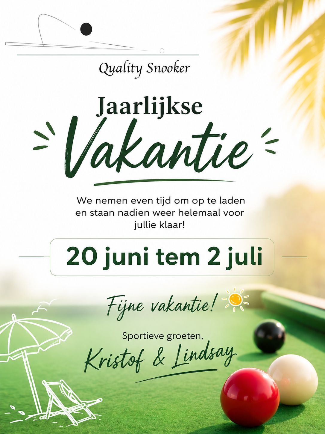 vakantie